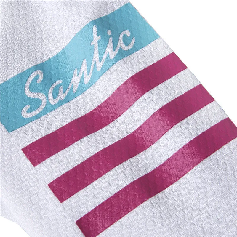 Santic Olivia White Women Jersey Long Sleeve