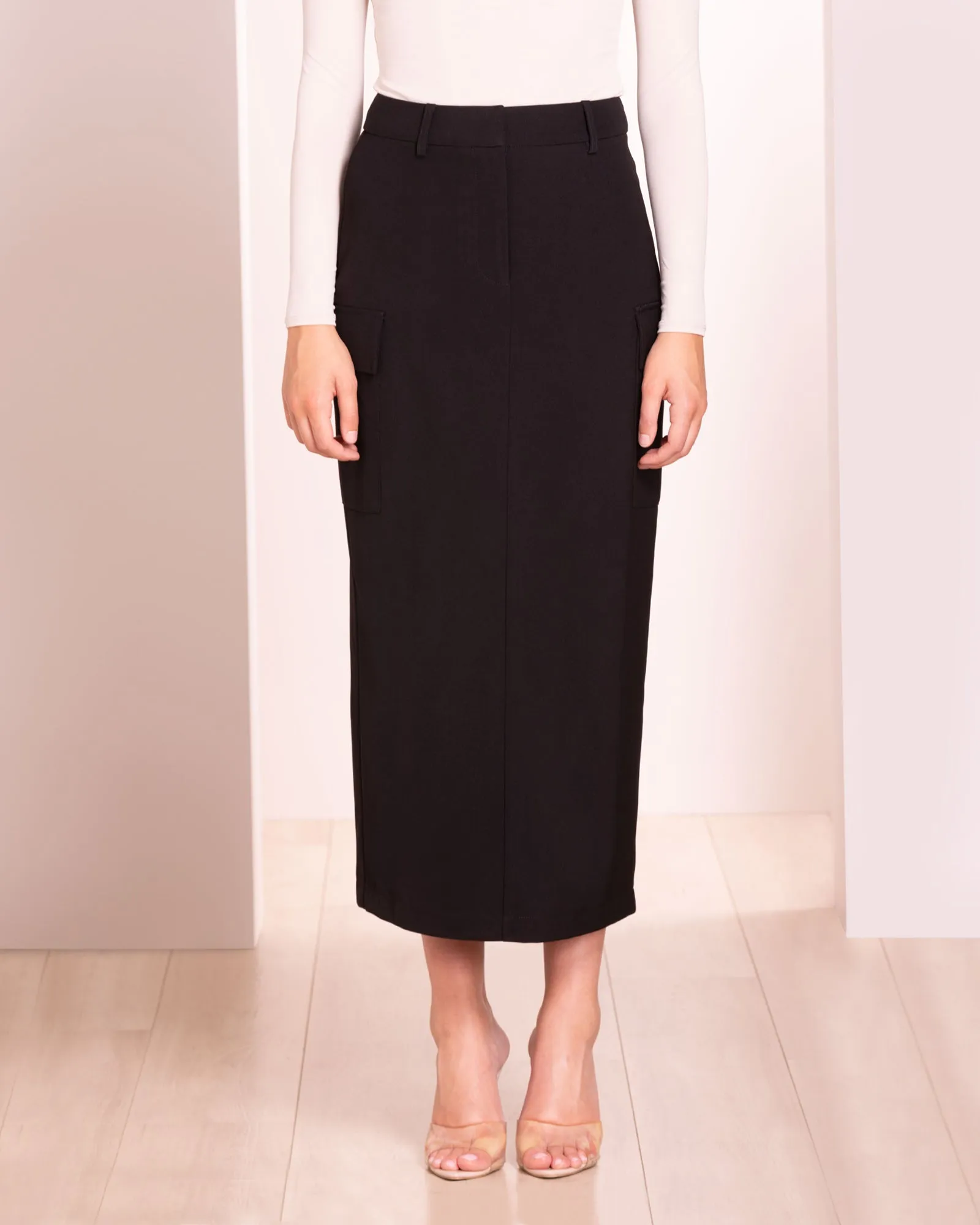 Siela Cargo Midi Skirt