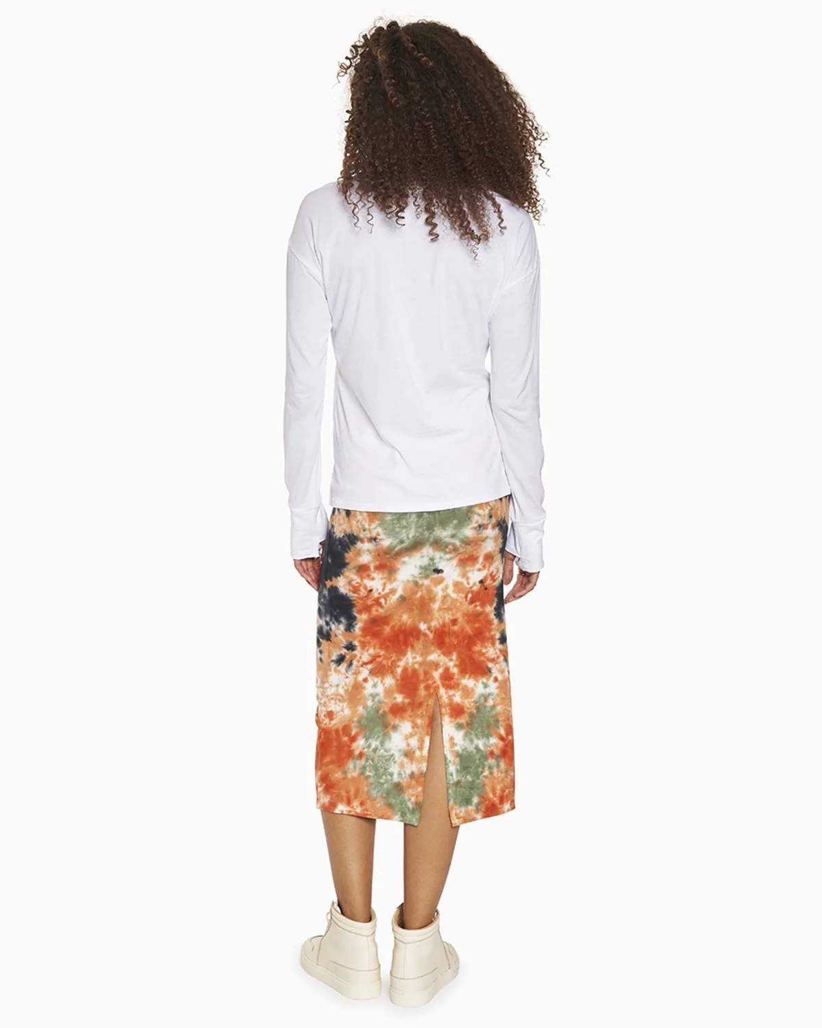 Simone Tie Dye Midi Skirt