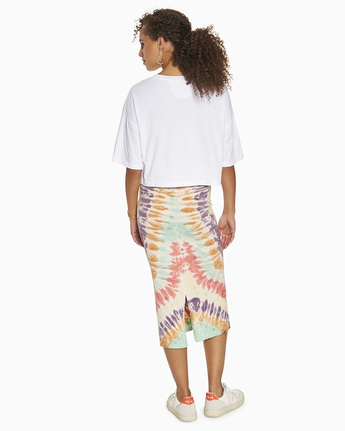 Simone Tie Dye Midi Skirt