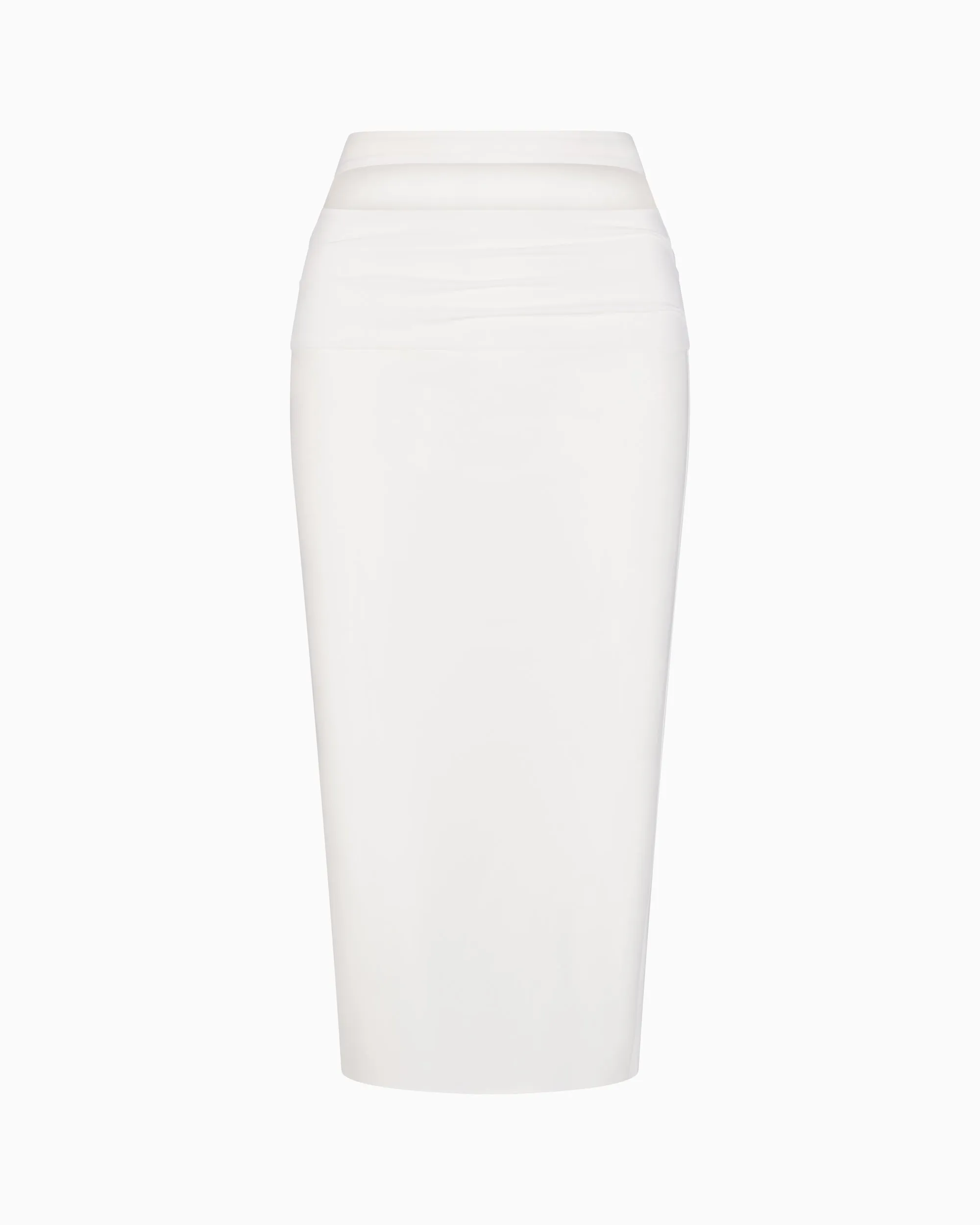 Sleek Stretch Cutout Skirt | Bright White