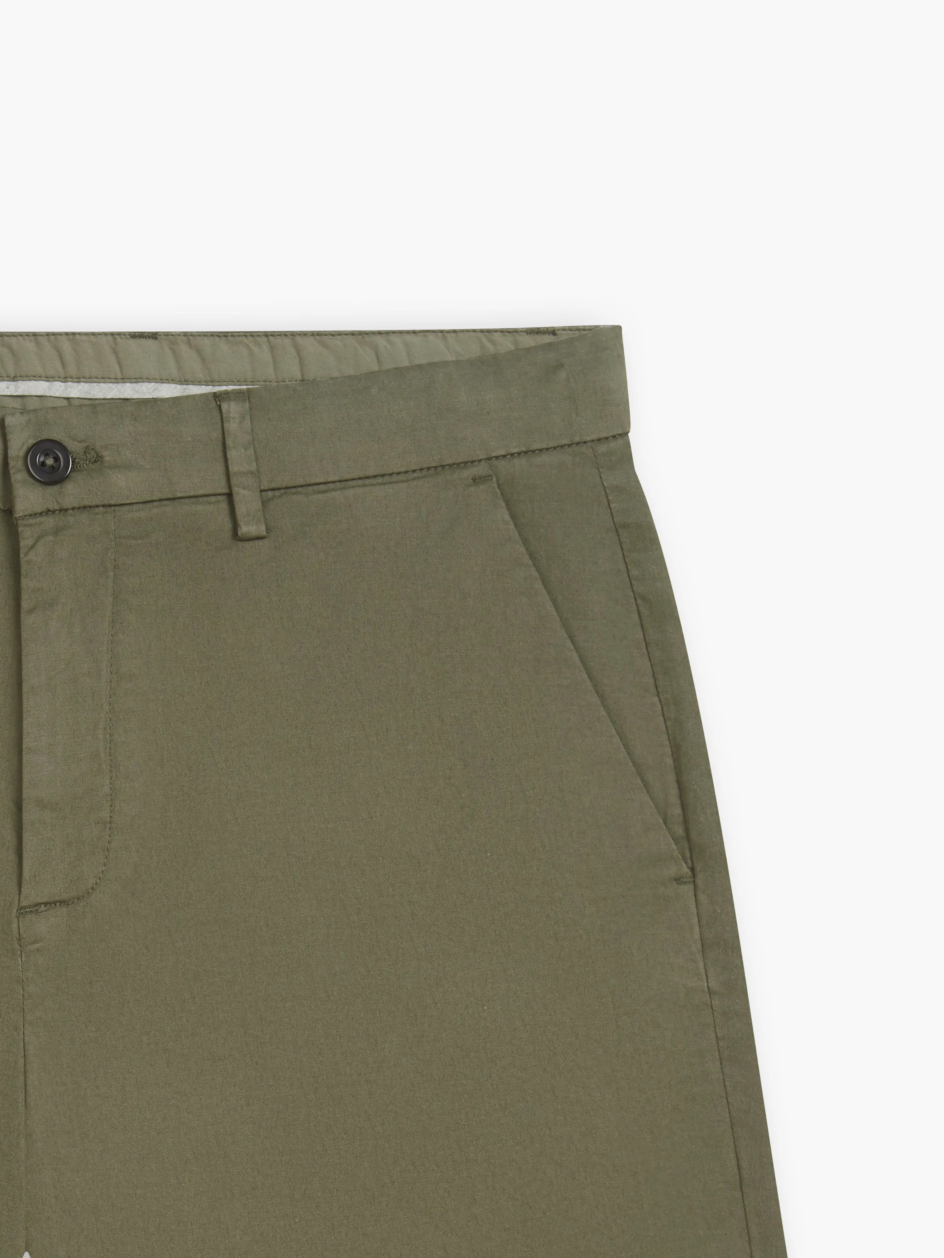 Slim Fit Khaki Chino Shorts