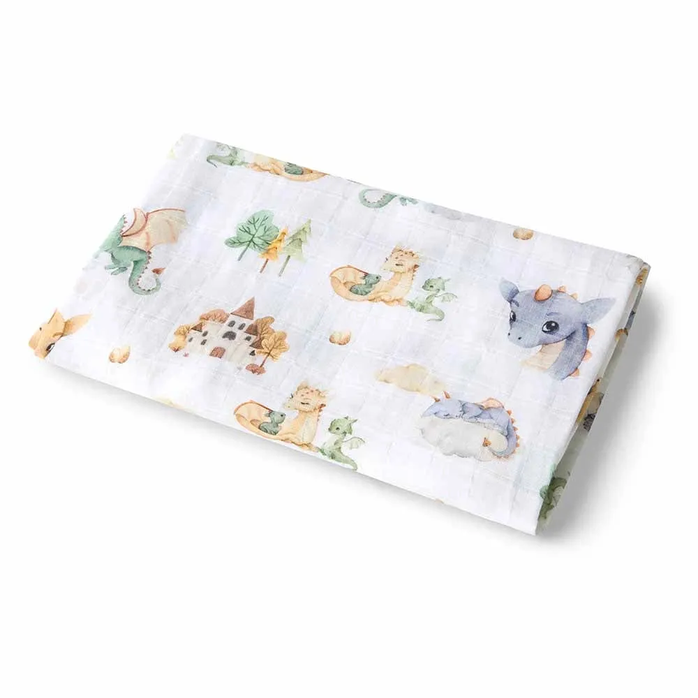 Snuggle Hunny Dragon Organic Muslin Wrap