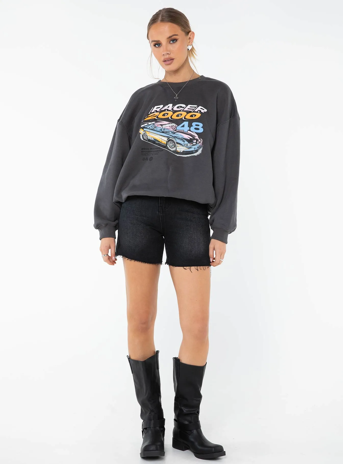 Speeder Sweatshirt Charcoal