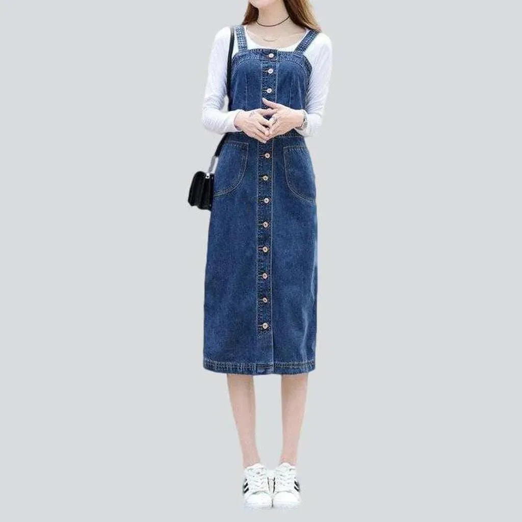 Stylish jeans dress