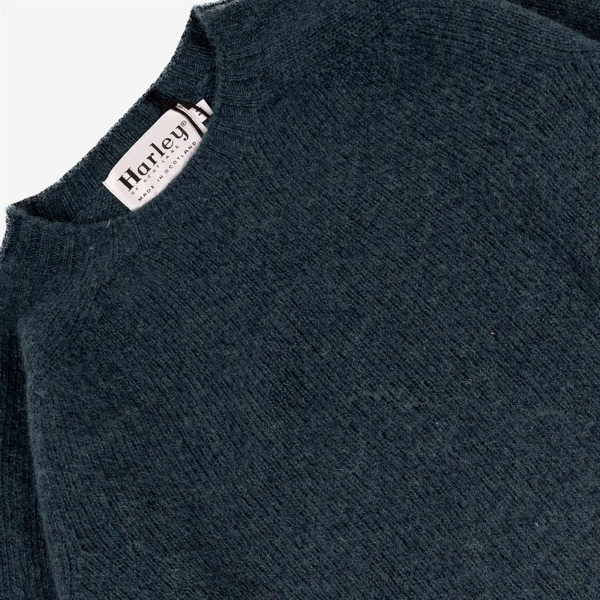 Supersoft Shaggy Wool Crew Sweater - Storm