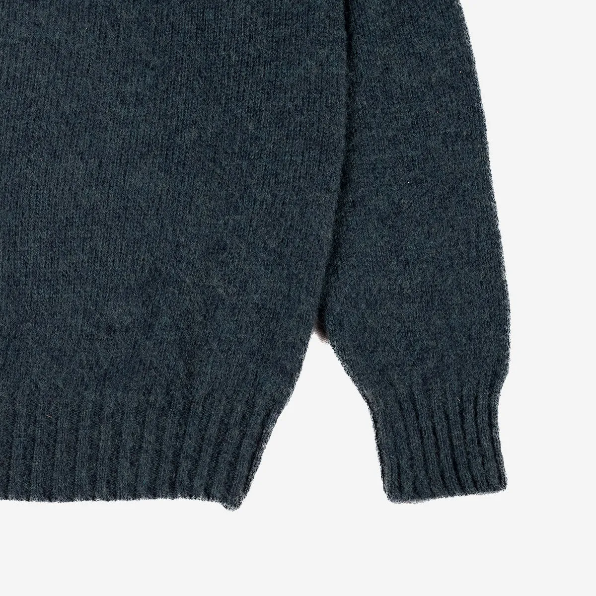 Supersoft Shaggy Wool Crew Sweater - Storm