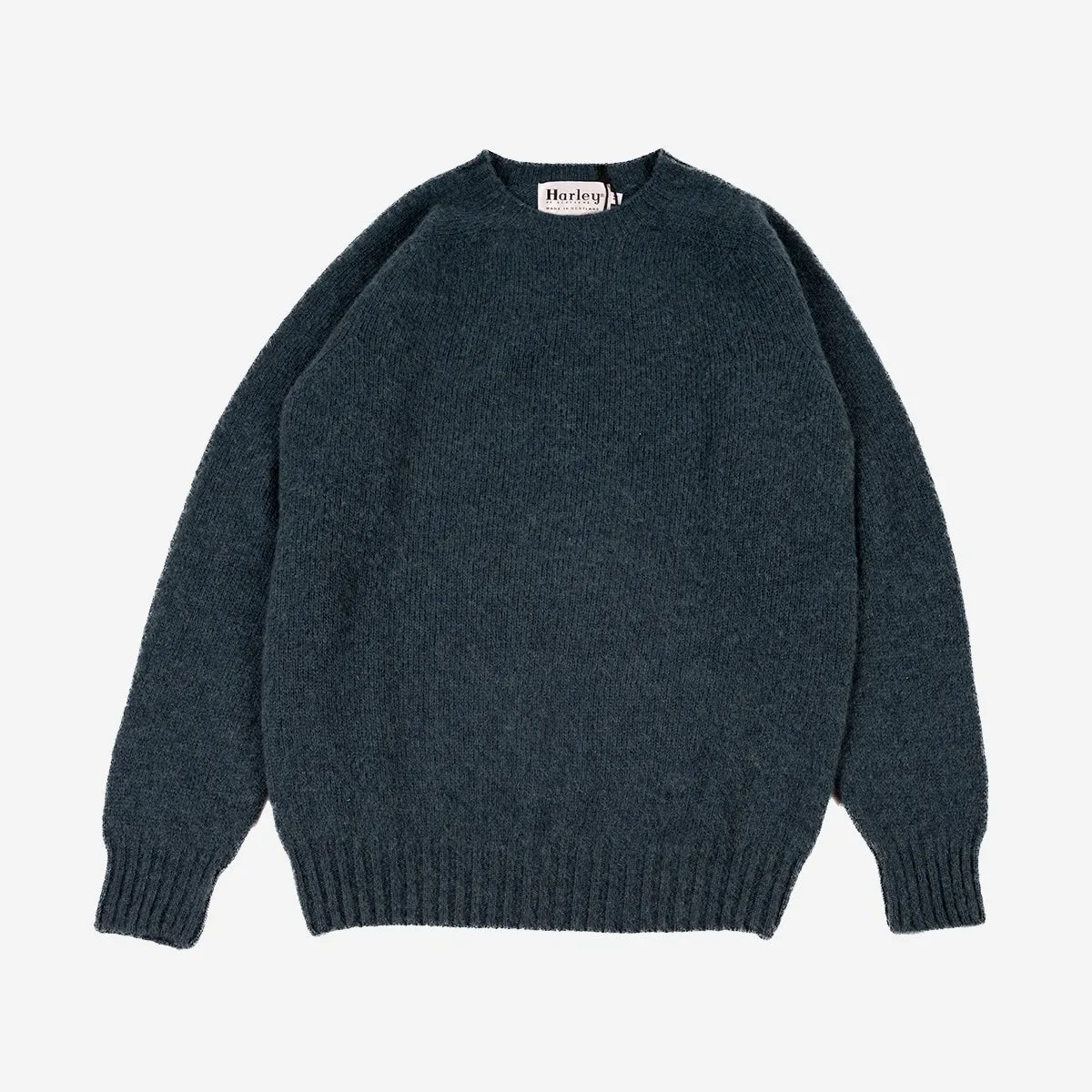 Supersoft Shaggy Wool Crew Sweater - Storm