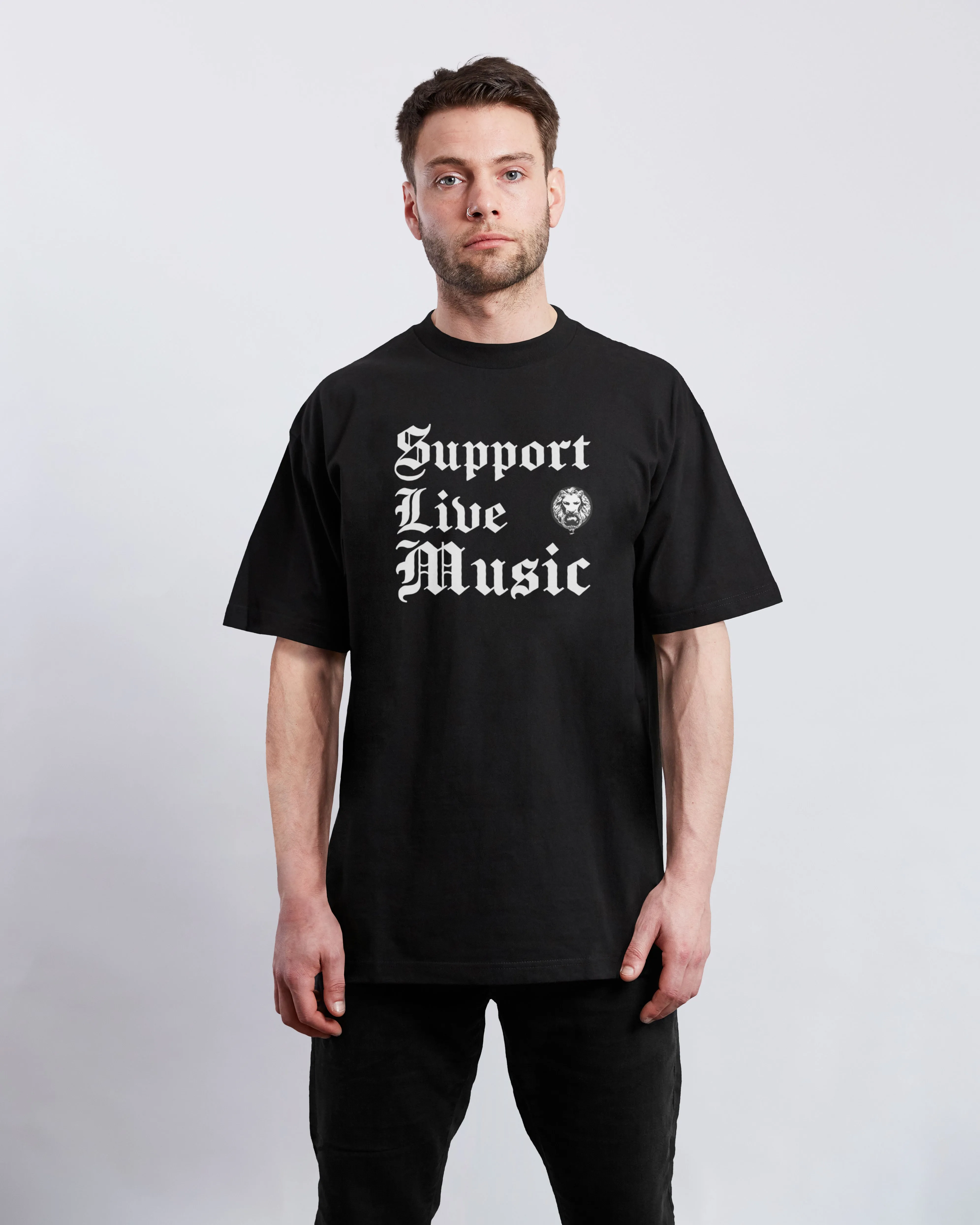 Support Live Music Boxy T-Shirt