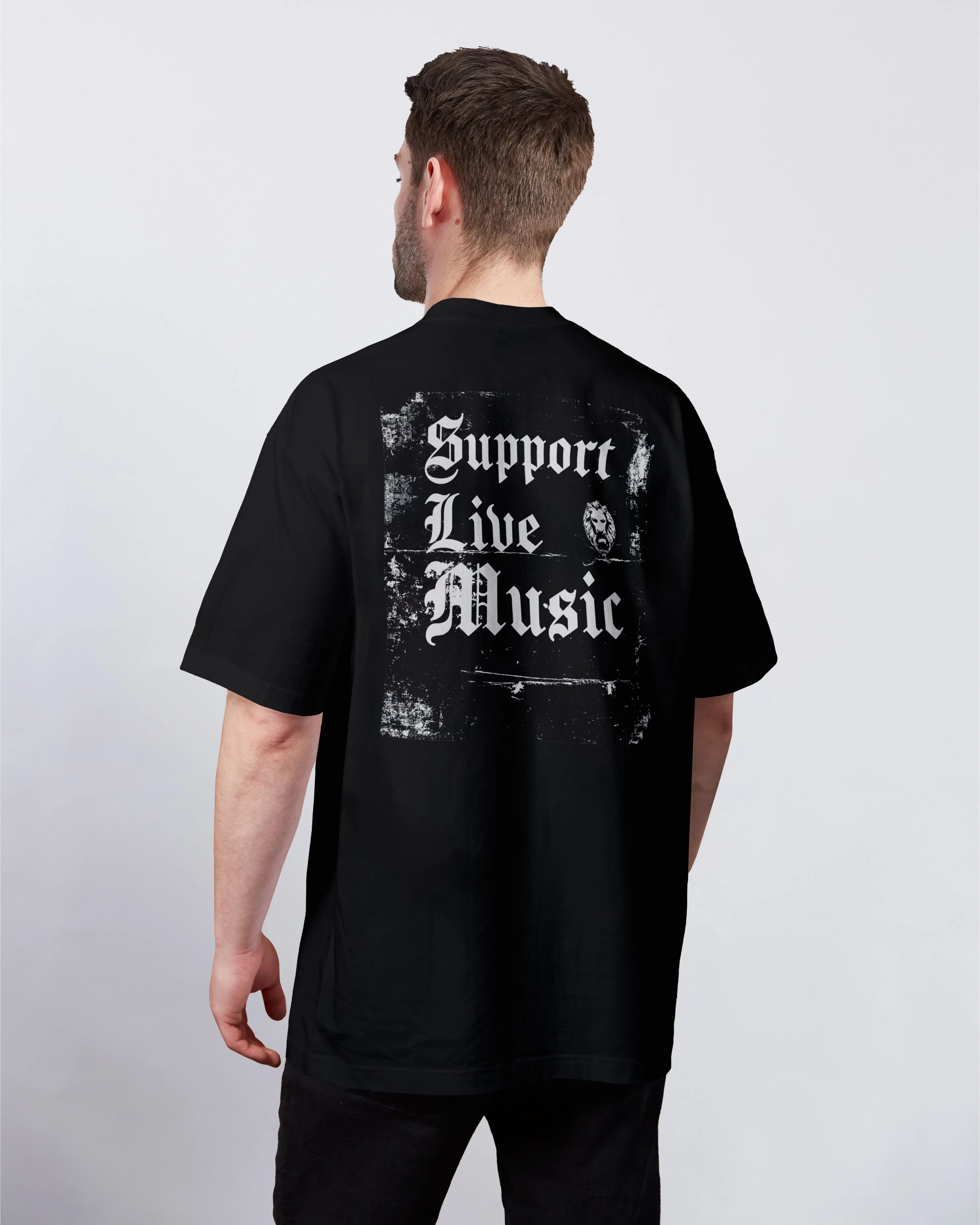 Support Live Music Boxy T-Shirt