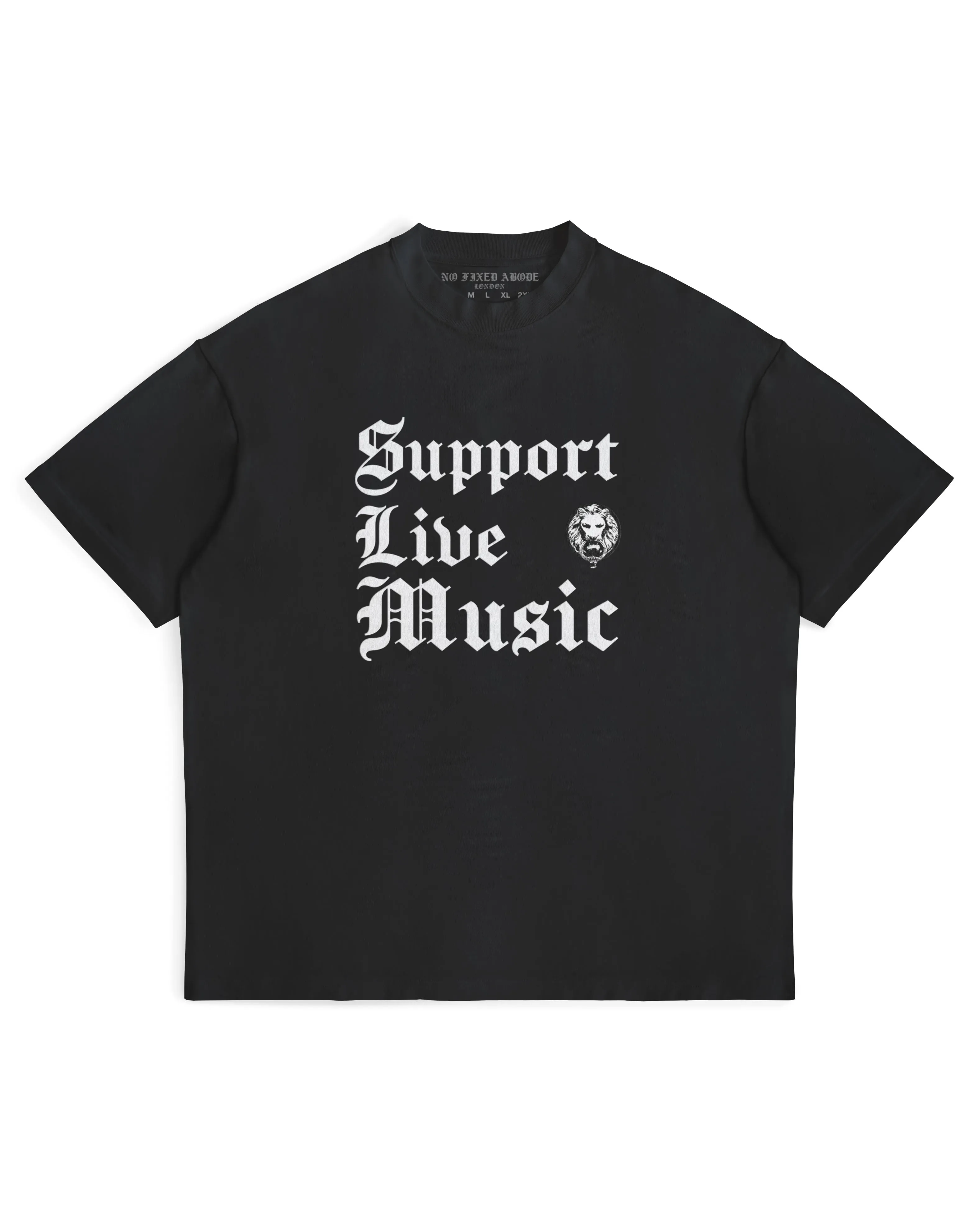 Support Live Music Boxy T-Shirt