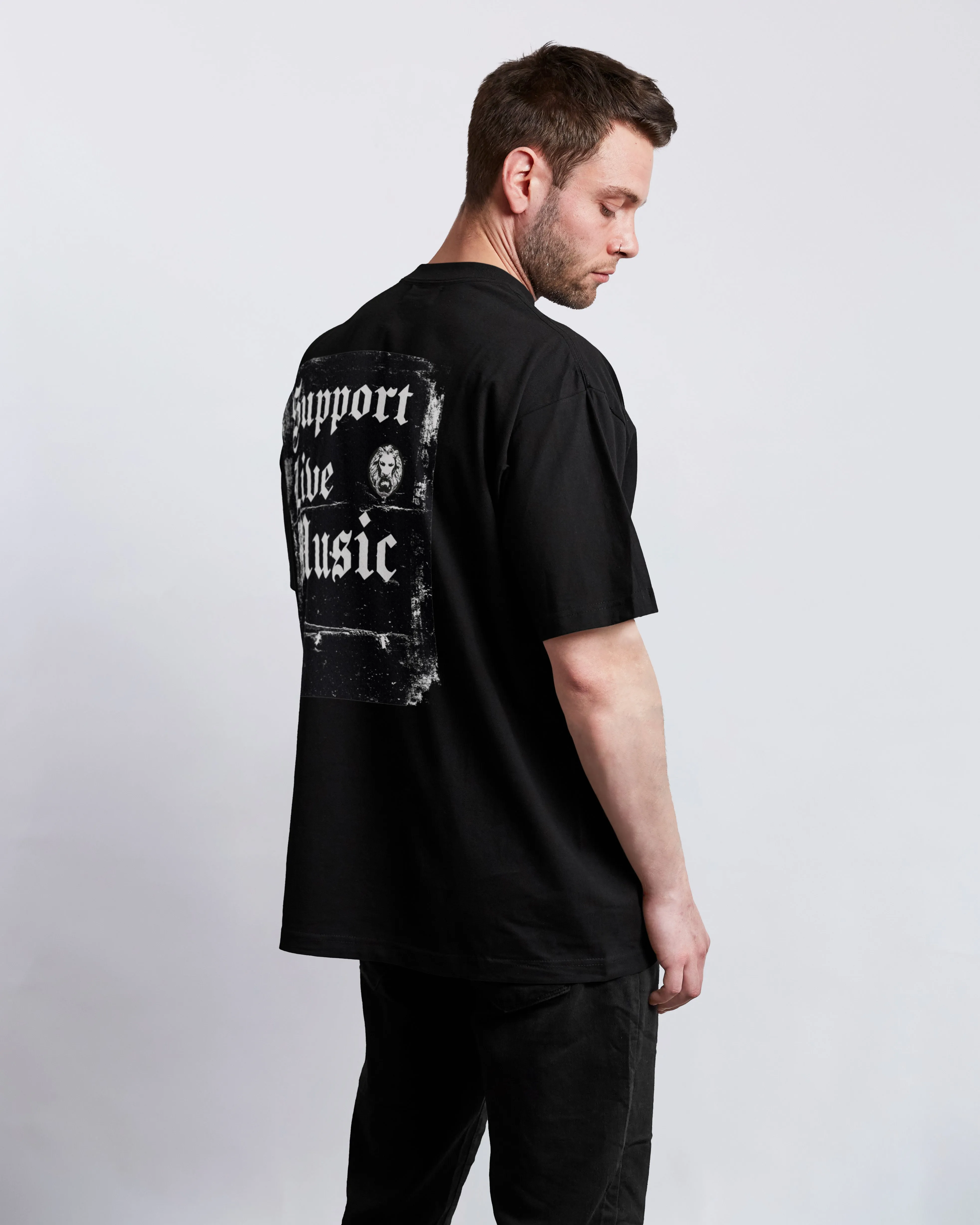 Support Live Music Boxy T-Shirt