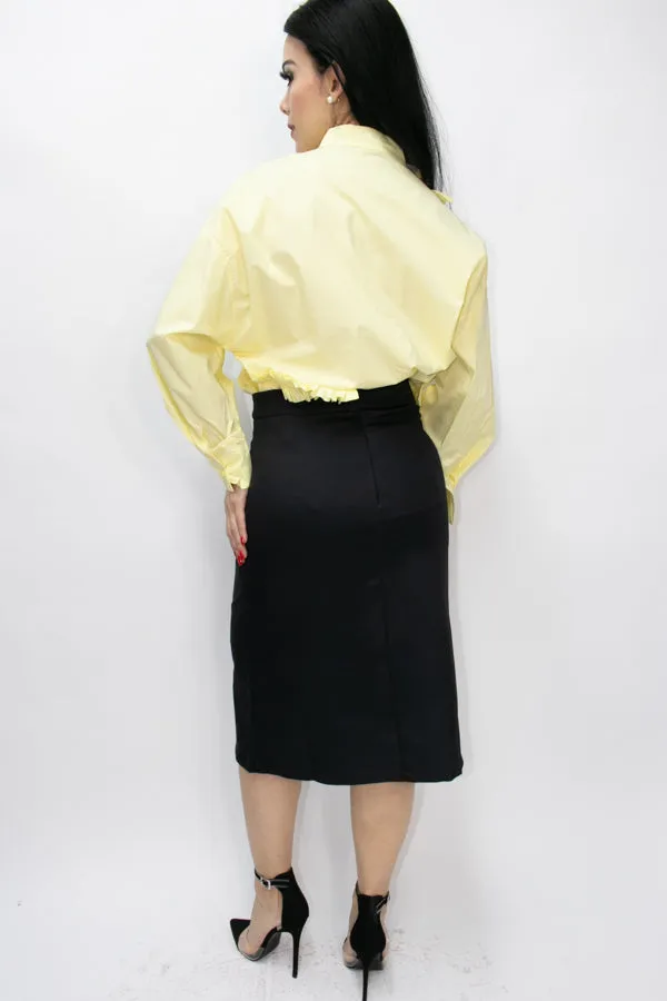 T1312 SKIRT (RED, YELLOW)