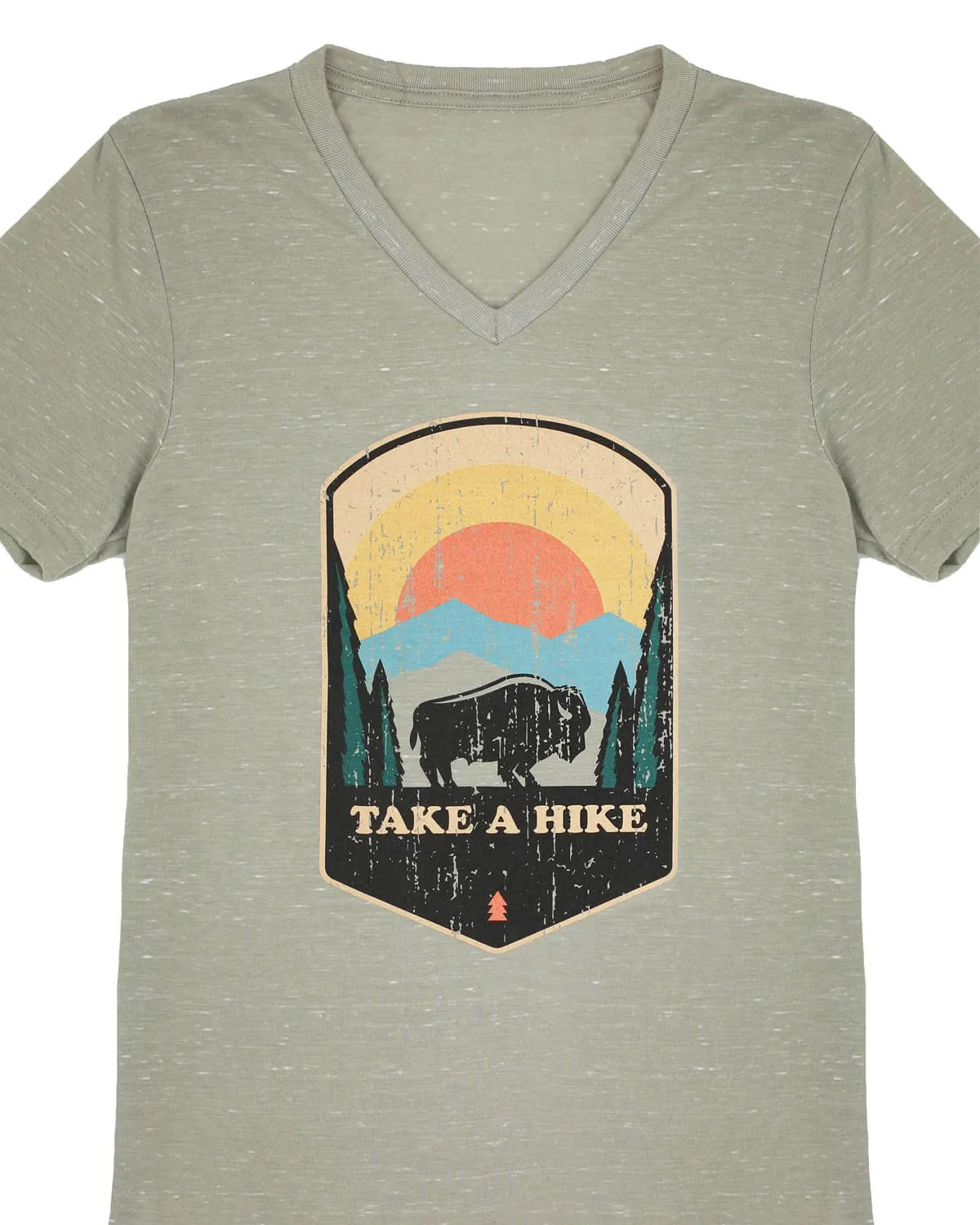 Take A Hike Graphic V-Neck T-Shirt | S-L