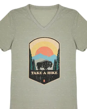 Take A Hike Graphic V-Neck T-Shirt | S-L