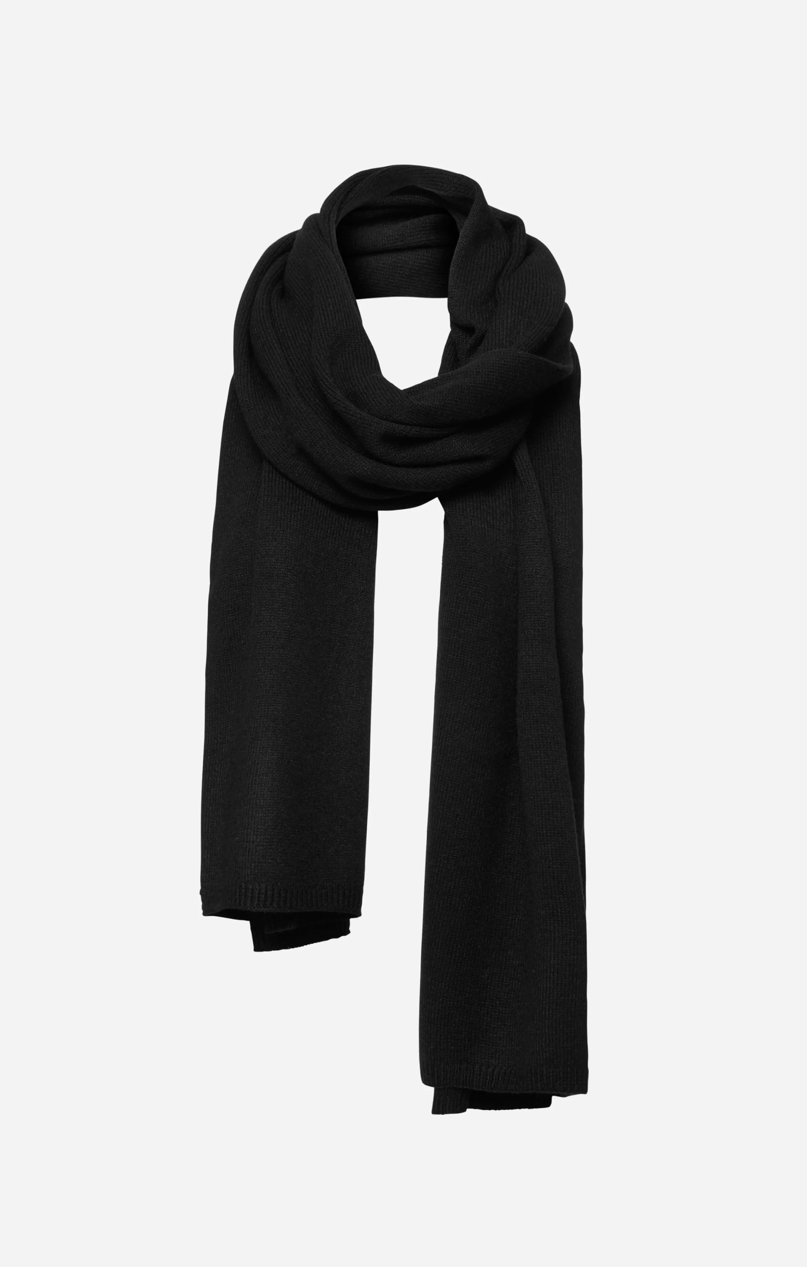 THE BLANKET SCARF - BLACK