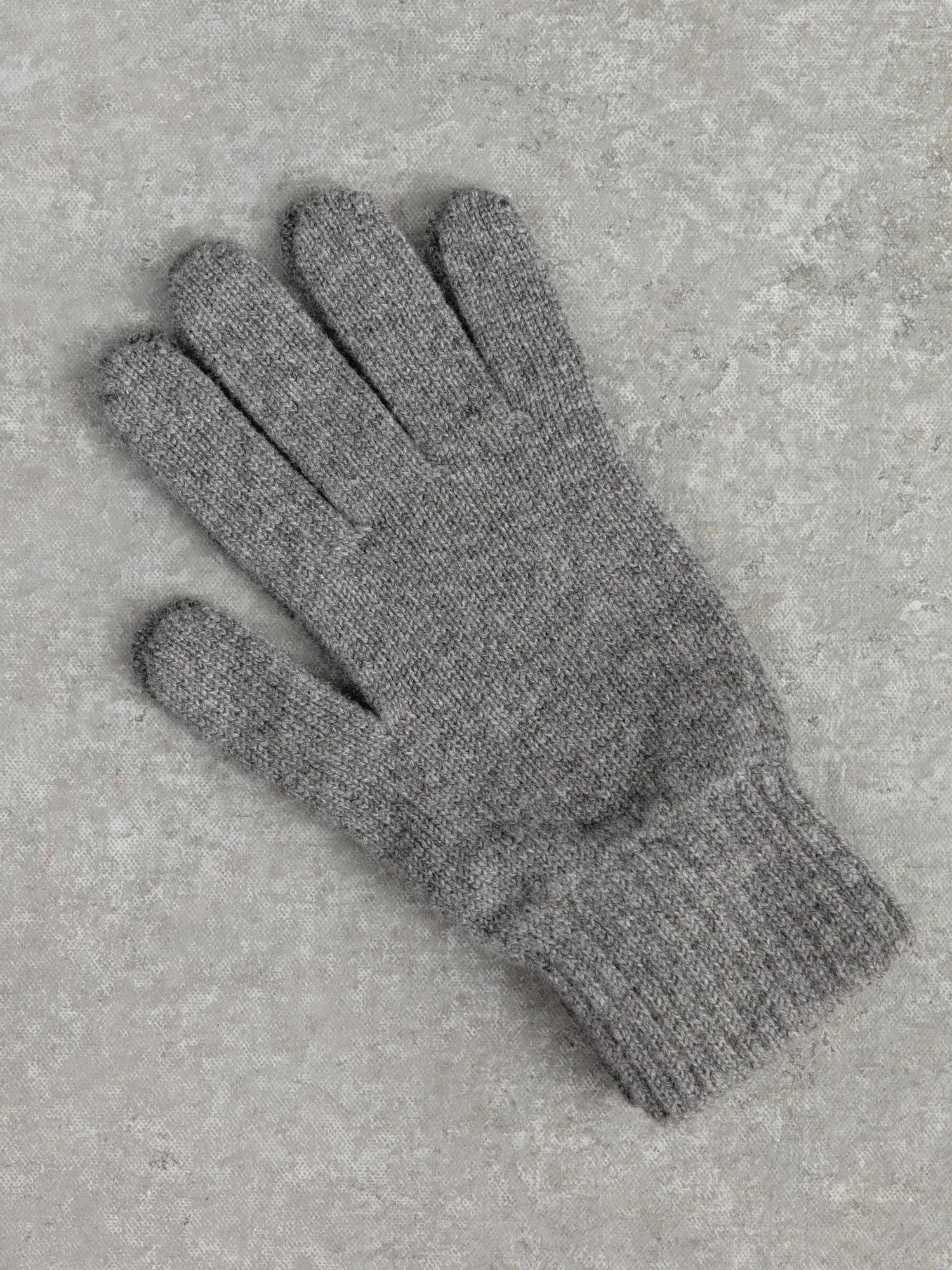 The Cashmere Gloves - Cobble Grey