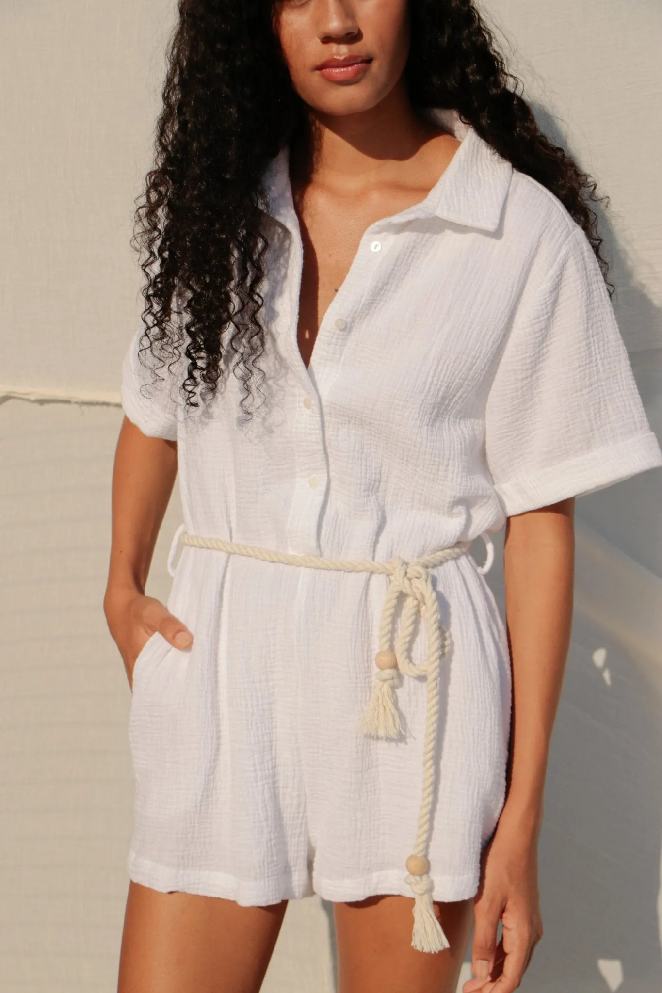 THE HAND LOOM Mia Romper