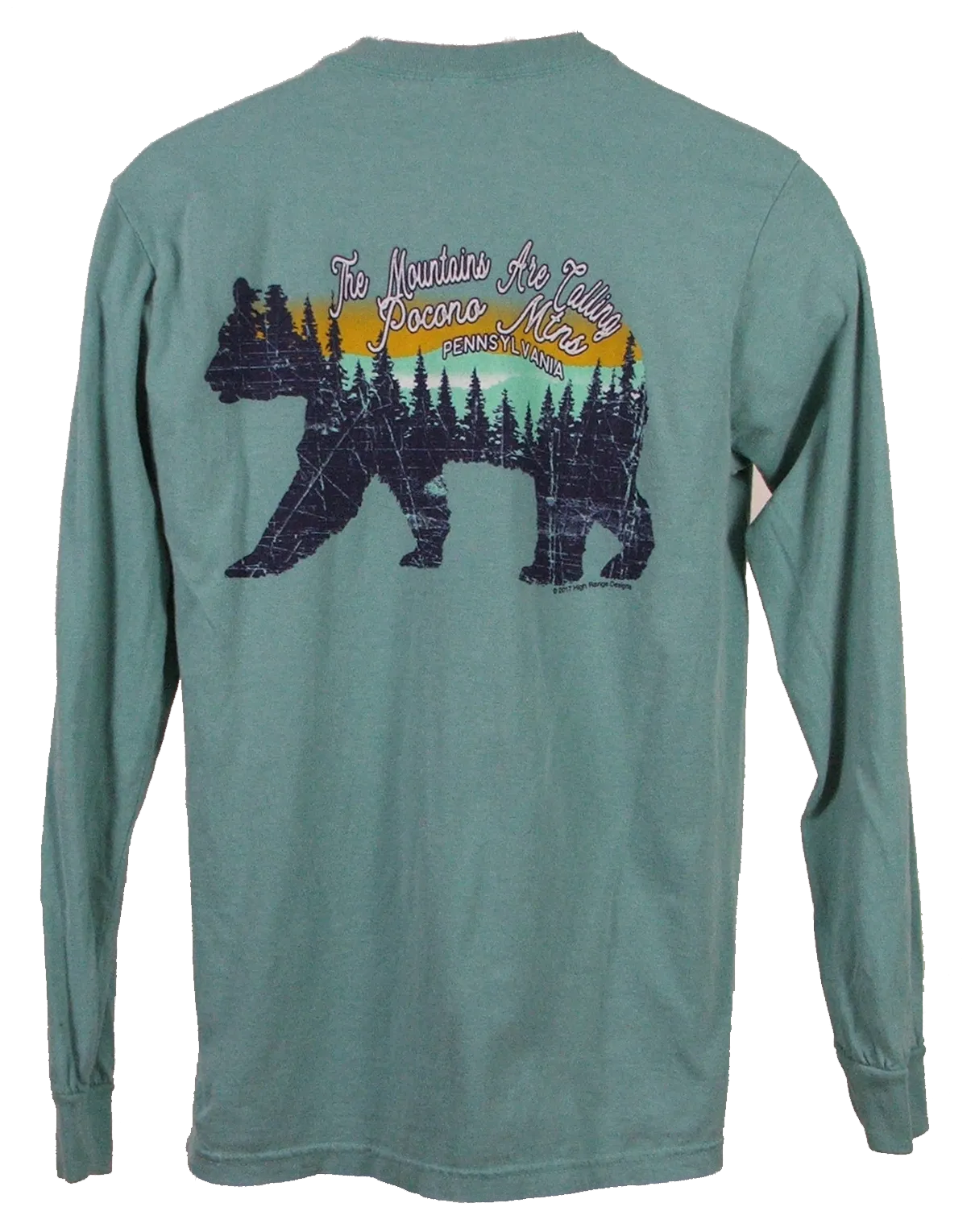 The Mountains are Calling Long Sleeve Pocono Mountains Tee Shirt