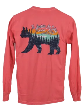 The Mountains are Calling Long Sleeve Pocono Mountains Tee Shirt