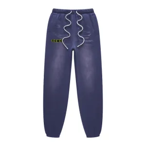 TSWG (Tough Smooth Well Groomed) (Royal Blue)Streetwear Unisex Monkey Washed Dyed Fleece Joggers