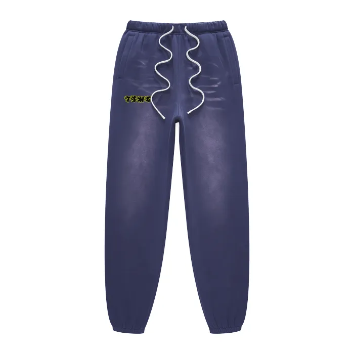 TSWG (Tough Smooth Well Groomed) (Royal Blue)Streetwear Unisex Monkey Washed Dyed Fleece Joggers