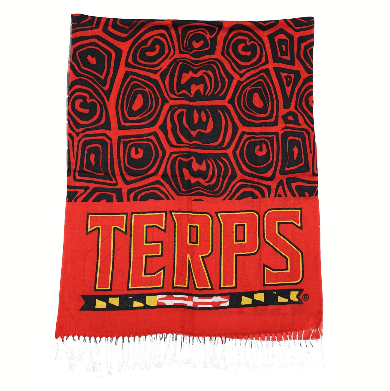 UMD Terps & Turtle Shell (Red & Black) / Scarf