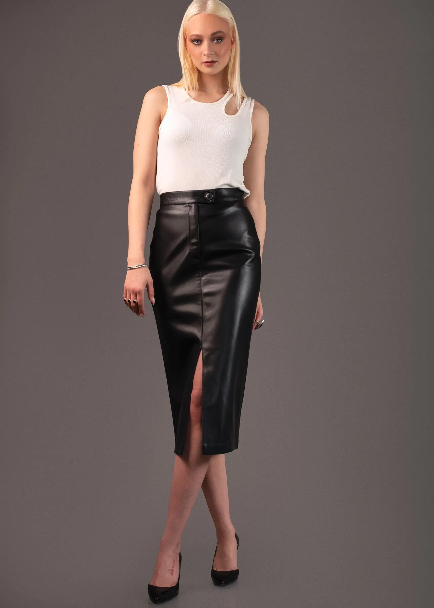 Vegan Pencil Skirt