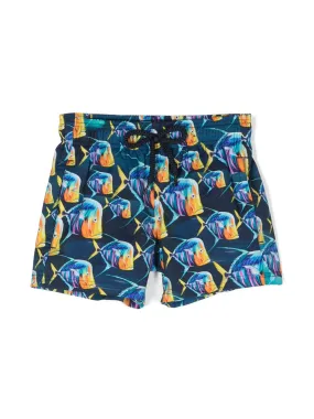 Vilebrequin fish-pattern print swim shorts