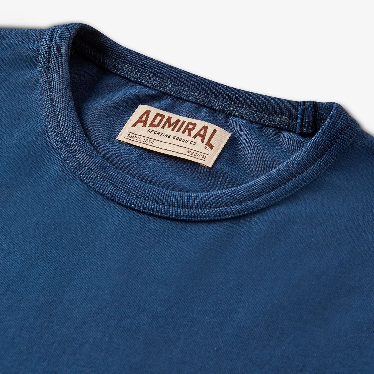 Warren LS T-shirt - Midnight Navy / Golden Ochre