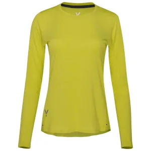 Womens Astral Long Sleeve Tech T-Shirt (Citron)