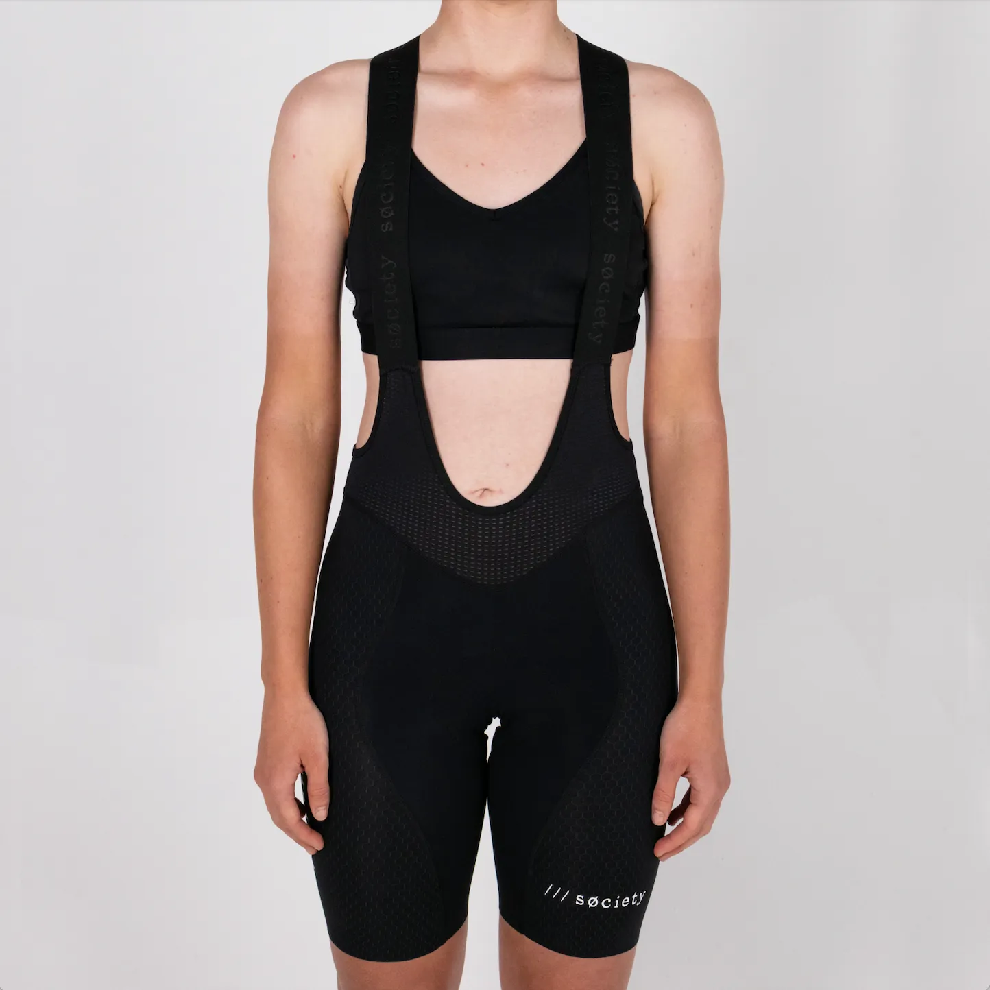 Womens /// Elevate Bib Shorts (Hex Black)