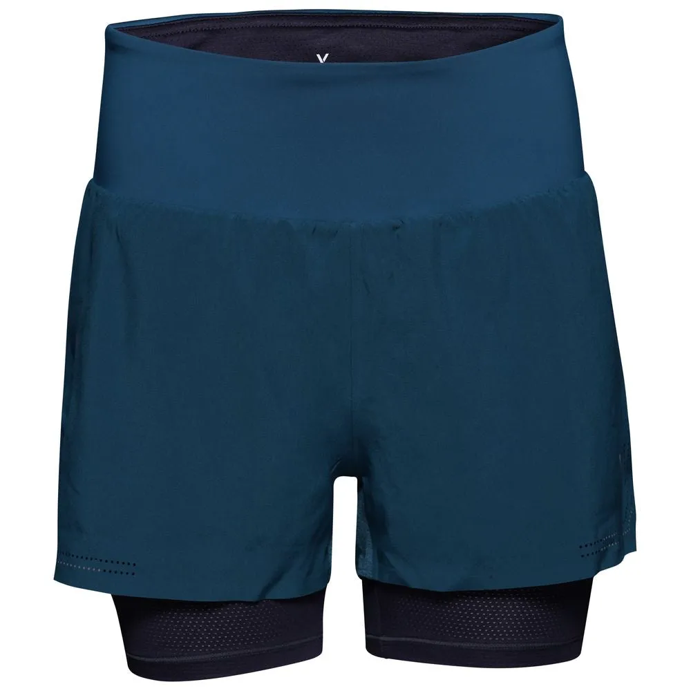 Womens Swift 2-In-1 Shorts (Petrol/Graphite)