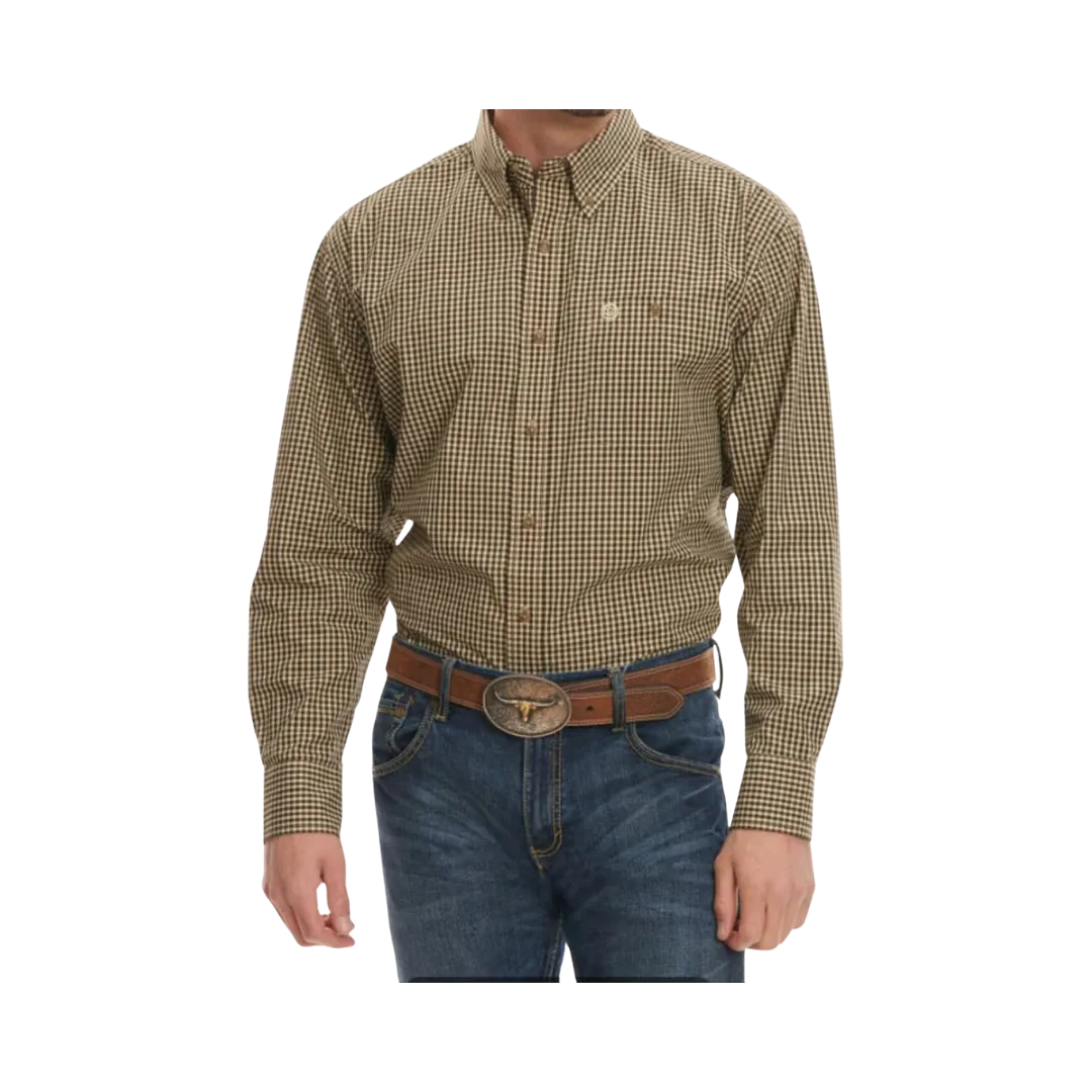 Wrangler George Men's Strait Green Shirt