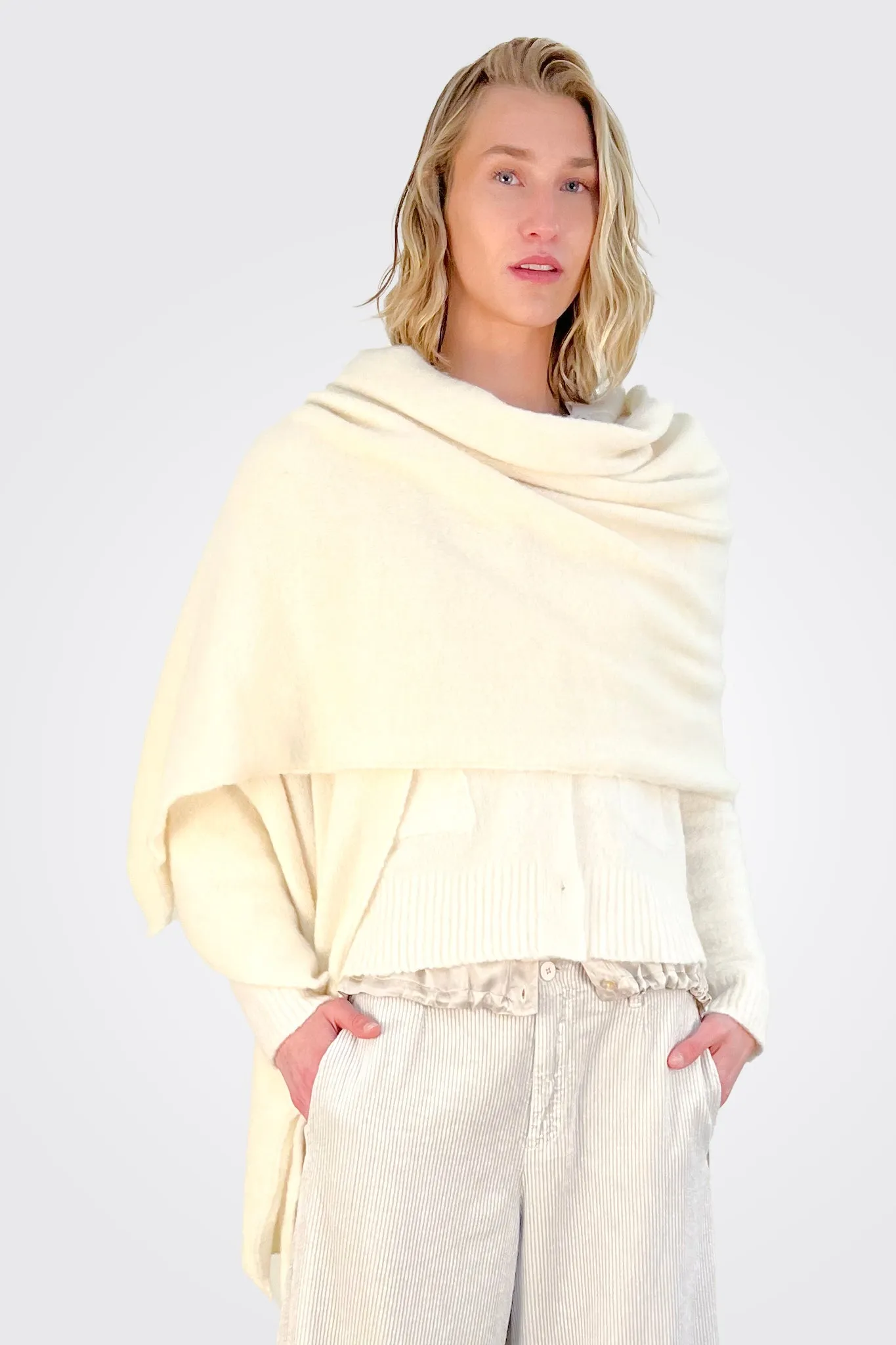 Wrap Scarf - Ivory