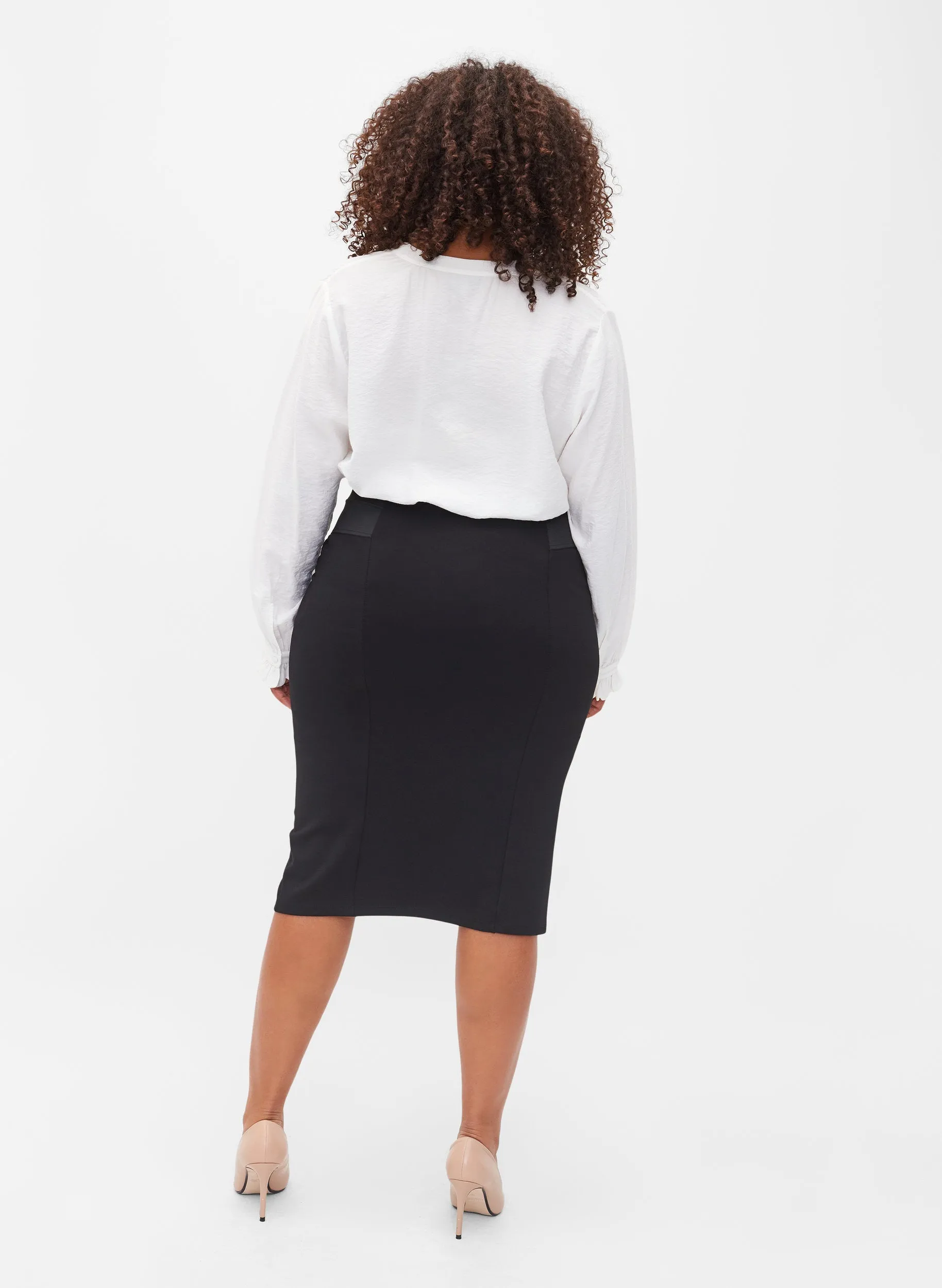 Zizzi Nola Skirt in Black